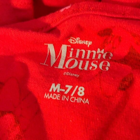 Disney Minnie Mouse Heart Dress, Girls Size 7/8 - Picture 4 of 6